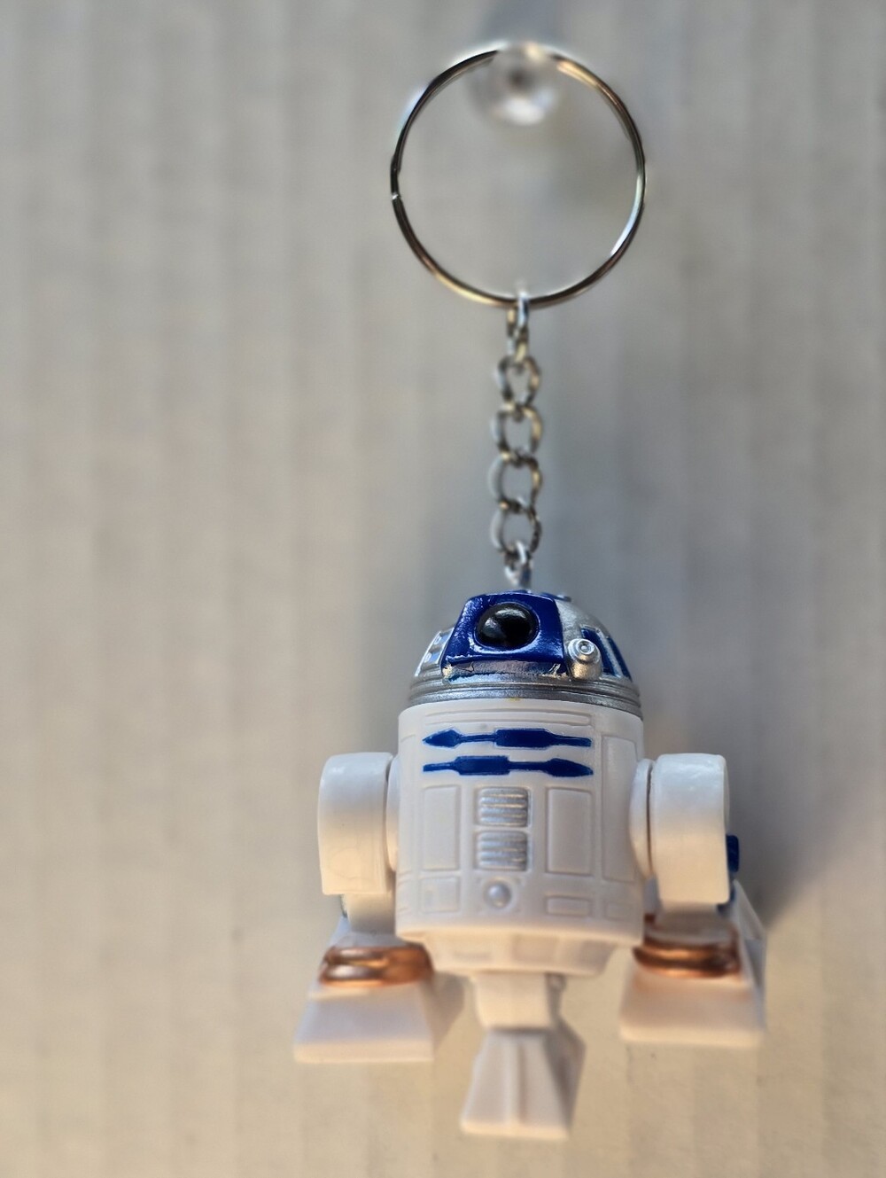 R2D2 Star Wars Key Chain Bag Charm Purse Chain Hasbro Action Figure Lucas Films